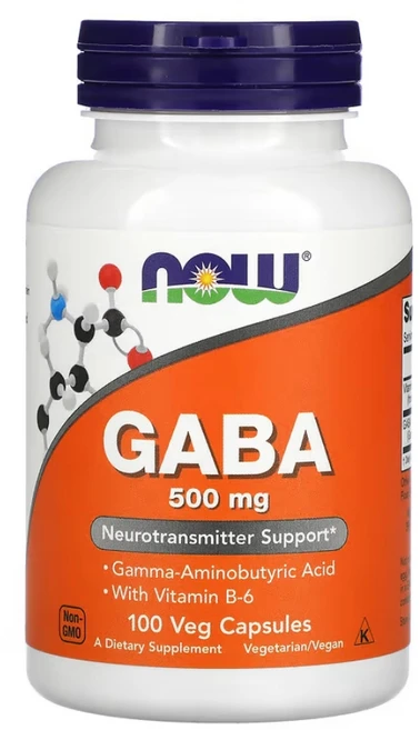 나우푸드 감마아미노뷰티릭 비타민B6 500mg 100 베지캡슐 감마 아미노 뷰티릭, 100정, 1개 - 쿠팡