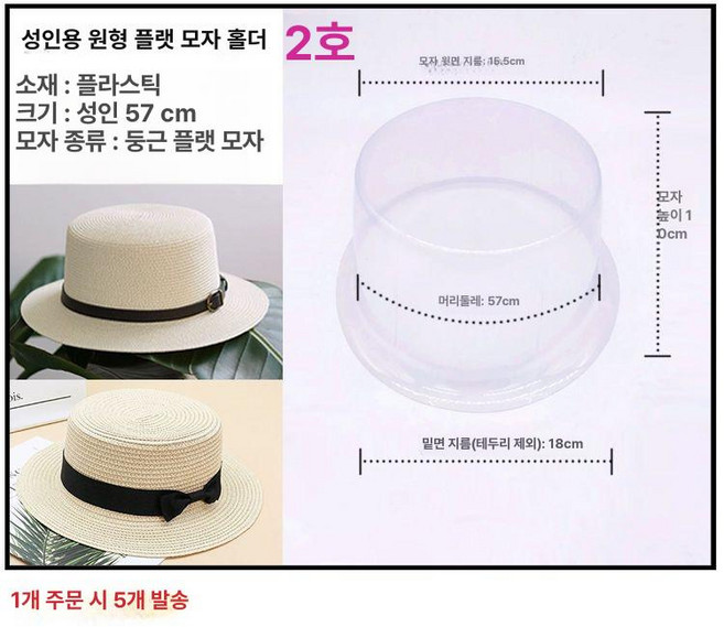 모자틀 각잡기 매장 볼캡틀 가게 변형방지 디피, 1개, 2번 완벽한 둥근 평평한머리 57cm