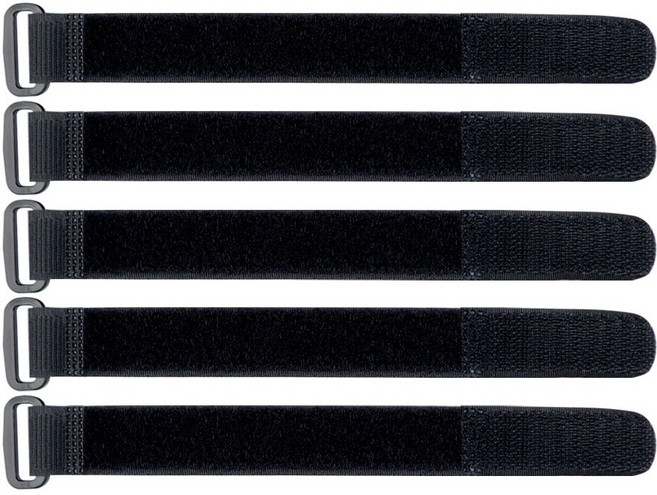 대성찍찍이 벨크로타이 전선정리 찍찍이, 5개, 2cm X 30cm 블랙