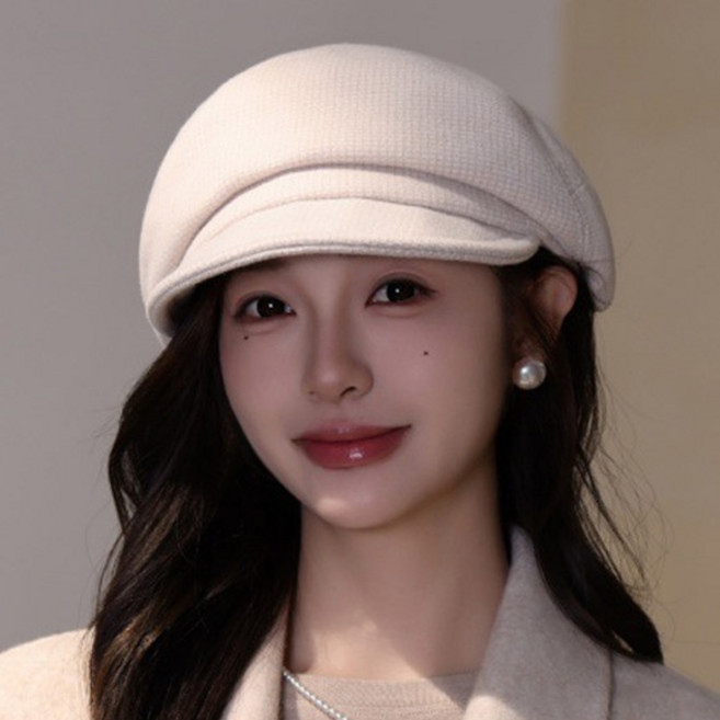데이즈원 여성 가을 겨울 빵모자 중년 챙모자 헌팅캡