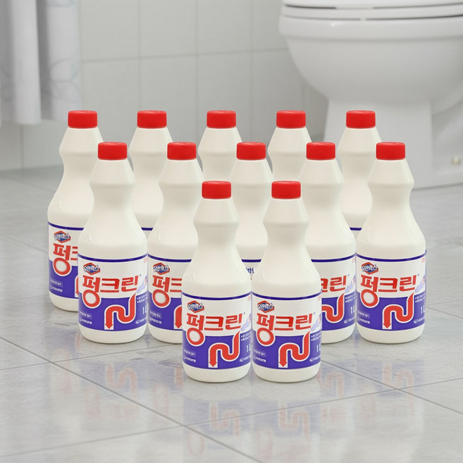 펑크린 배수구세정제, 1L, 12개