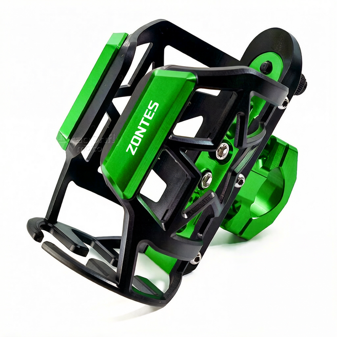 바이크 오토바이컵홀더 거치대 존테스 G1 125 ZT125 ZT125U ZT U 310X 오토바이 음료수 물병 케이지 컵 홀더 마운트, [05] Green