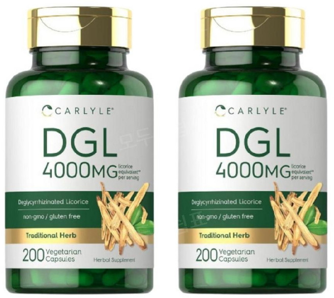 칼라일 Carlyle DGL 4000mg 200캡슐 2개 200일분