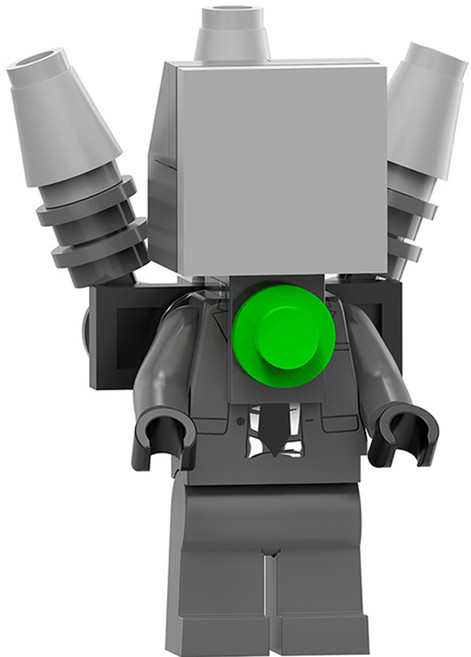 핸드브릭 팩토리 커스텀 미니브릭 피규어 스키비디 토일렛 호환 블록호환, 19. 컴퓨터맨, 1개