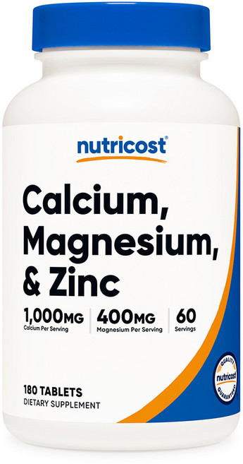 뉴트리코스트 칼슘 마그네슘 아연 180정, 상품선택, 1개