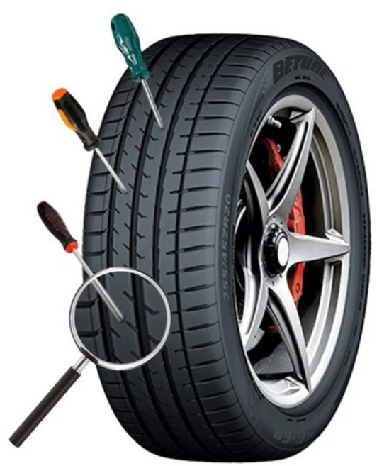 2024 자동 밀봉 타이어 펑크 방지 수리 새로운 기술 모든 차량용 265 45ZR20, 1개