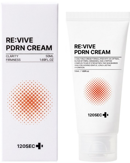 120SEC 리바이브 PDRN 재생크림 연어크림 주름개선, 1개, 50ml