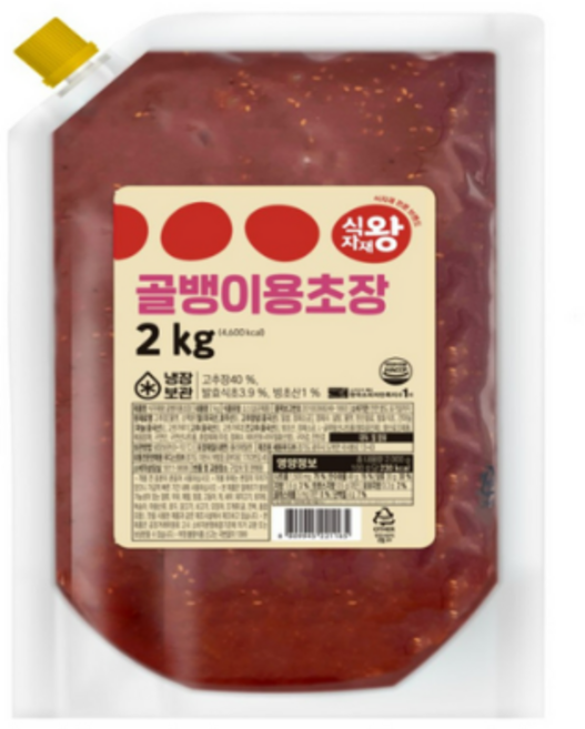 식자재왕 골뱅이초장 소스 2kg, 1개