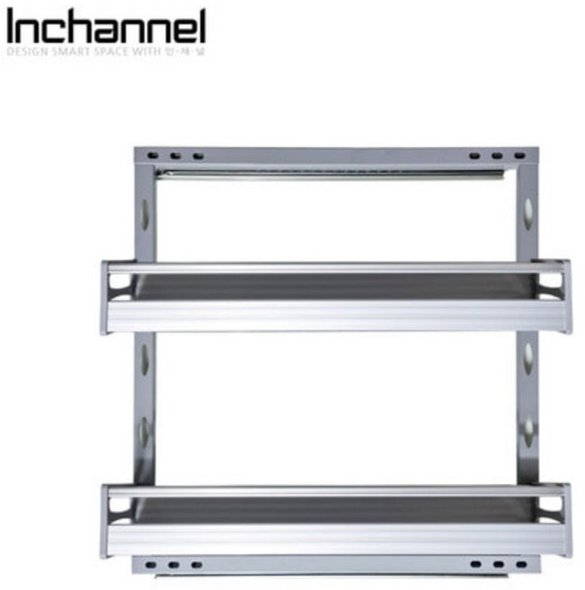 인채널 NEW 아이언 인출식 망장 IST-150 200 싱크대 양념장꽂이 슬라이딩 선반 레일 수납선반, 아이언 슬라이딩 망장 150용_IST-150, 1개