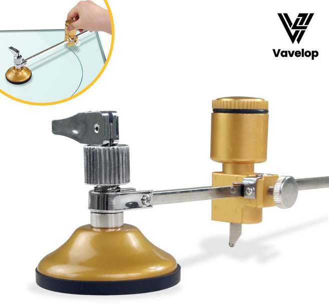 바벨롭 원형 유리칼 원형절단대 다이아몬드 유리 타일 절단 절단기 절단칼 커터기 1000mm, 1개