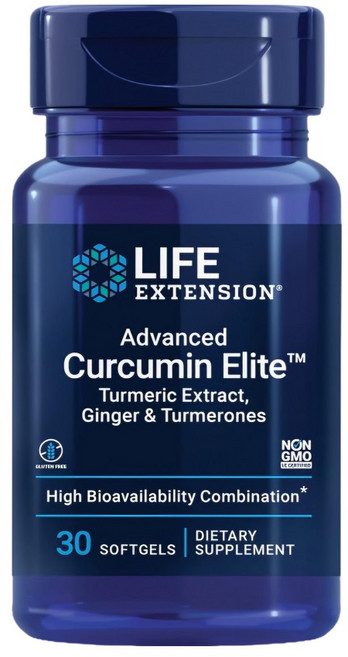 라이프익스탠션 커쿠민 엘리트 터메릭 30알 1통 Life Extension, 30개입, 1개