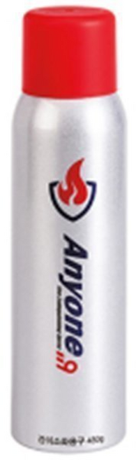 스프레이소화기 애니원119 실버글리터 약제 사은품 자동차용품 소화기 안전용품 초기진화소화기, 1개