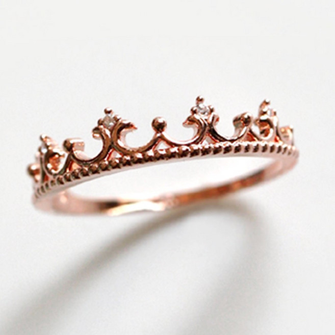 문스샵) 왕관반지 티아라반지 925 은반지 실버반지 애끼반지 우정반지 애끼링 실버링 핑키링 은 마디반지 너클링 데일리 레이어드 백금 골드 로즈골드 핑크골드 반지 5호~19호