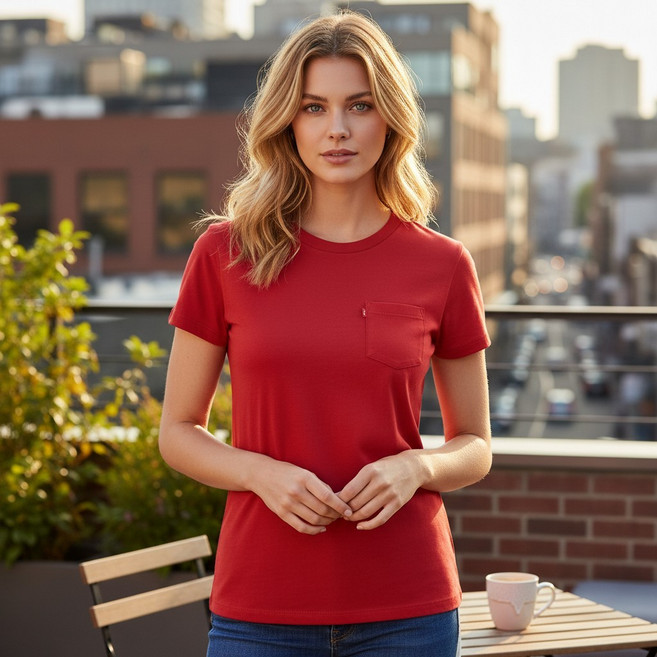 Levi's 潮流印花短TEE