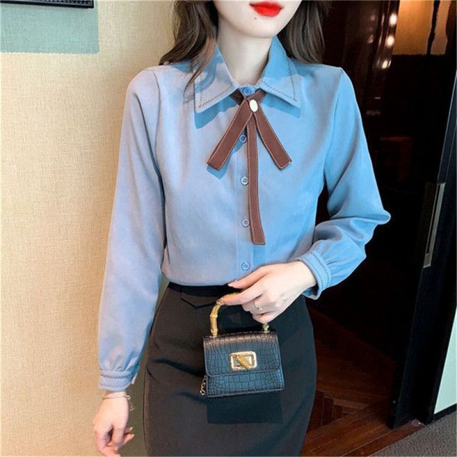 봄가을용 / 겨울용기모 여성셔츠 / 기모셔츠 / 겨울 블라우스 / 티셔츠 / CS241018173 25/31