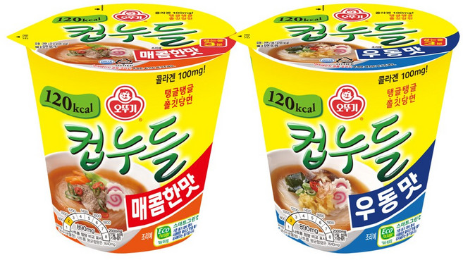 오뚜기 컵누들 우동맛 6개+매콤한맛 6개, 12개