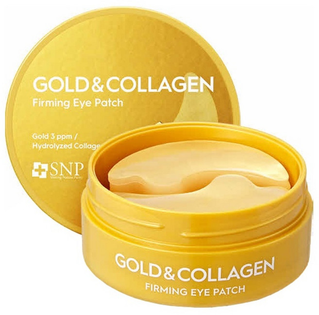 Snp 黃金膠原眼膜, 60片, 1罐