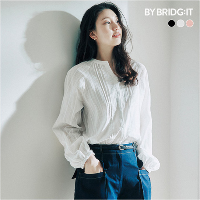 [바이브리짓] (26SS) 아사코튼100 블라우스 3종