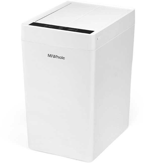 BEST 미홀 자동센서 휴지통 / 자동 쓰레기통 / 화장실 / 기저귀 / 냄새차단 쓰레기통 17L ECO 버전2, 화이트