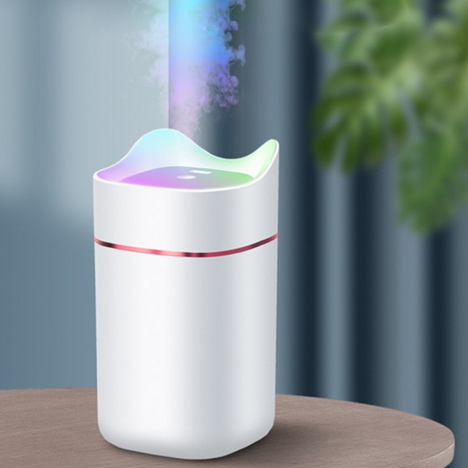 유명한 충전식 대용량가습기1.4L 차량용가습기 미니가습기 탁상용가습기 사무실가습기 LED무드등가습기, 충전식퓨어가습기-화이트, 퓨어가습기화이트