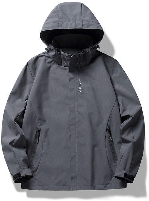 防風防潑水連帽衝鋒外套 休閒夾克