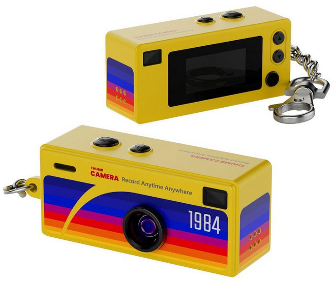 썸카메라 차메라 G6 Mini 코닥 카메라 학생용 포켓 캠코더 야외 스포츠 사진 동영상, No TF card, 1개, 옐로우 TF미포함