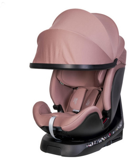 Britax SWIVEL GROW MAX頂篷版 0-7歲汽車安全座椅 isofix 汽座【送Cooler酷樂滑板車】, 沙漠玫瑰(有頂篷)
