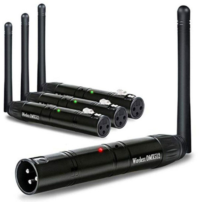 DMX512 무선 수신기 송신기 컨트롤러 4G ISM Dif 통신 거리 300m 무대 DJ, UK Plug, 1 Receiver