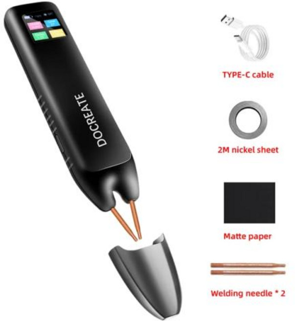 휴대용 배터리 스폿 용접기 DIY 핸드헬드 스폿 용접기 11 기어 조절 가능 18650 리튬 배터리 자동 수동, 1개, 2) 99 Gears Set