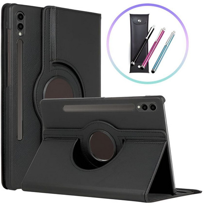 갤럭시탭S6 라이트 회전 레더 케이스+심플 펜+펜 파우치, 본상품선택, 본상품선택