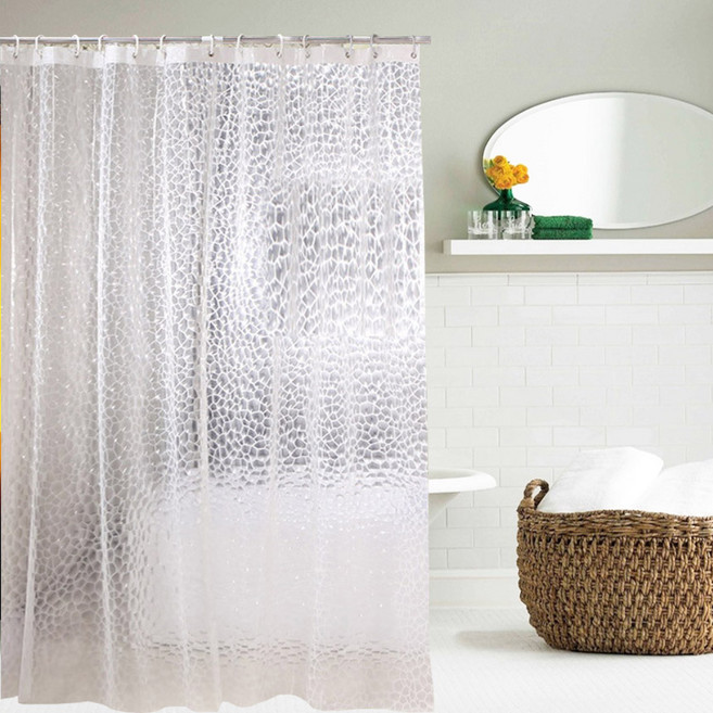 샤워커튼 실루엣 큐브 / 국내 당일발송-신데렐라 데코