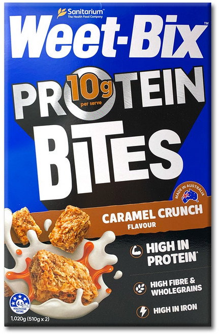 코스트코 위트빅스 프로틴 카라멜 크런치 1020g(510g x 2개) 통곡물 시리얼, 1개, 1.02kg