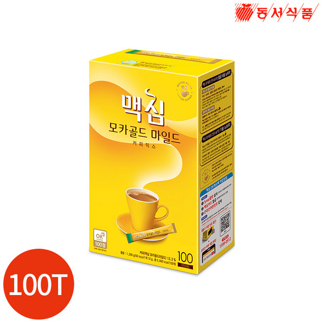 CL 동서 맥심 모카골드 마일드 12g x 100T, 1개, 100개입