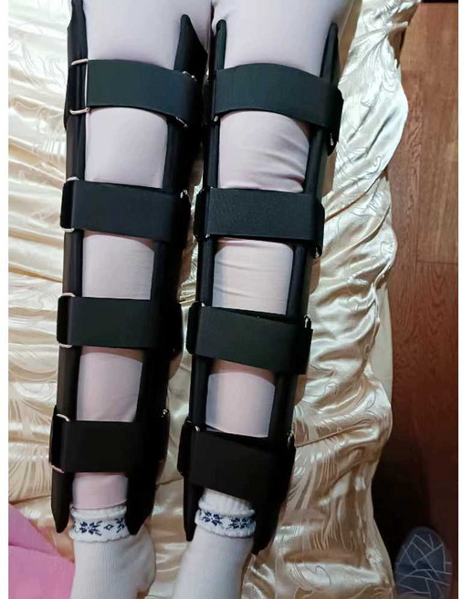 다리교정기 오자다리 안짱다리 교정밴드 오다리교정기 스튜디어스 아나운서 기상캐스터, 2.프리사이즈50cm(키1.48-1.62m)