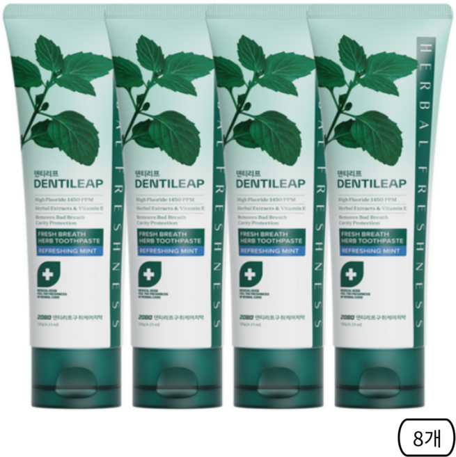 2080 덴티리프 구취케어 치약, 120g