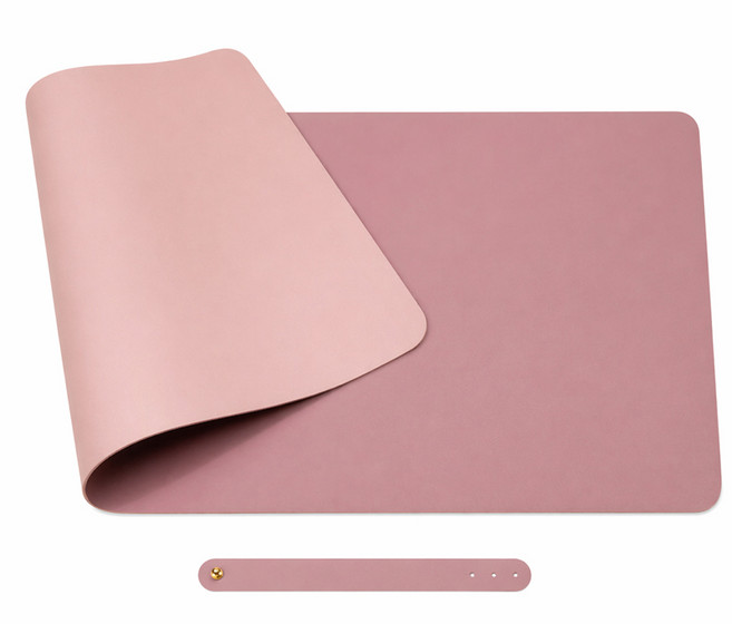 스위스윙거 양면 데스크 매트 대형 키보드 장패드, 1개, 퍼플+핑크