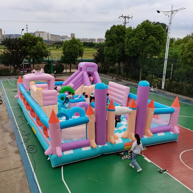 에어바운스 에어캐슬 어린이 풍선 놀이터 튜브놀이터 백화점 키즈 대형튜브 대형트램펄린, 17m*13m 소꿉놀이, 1개