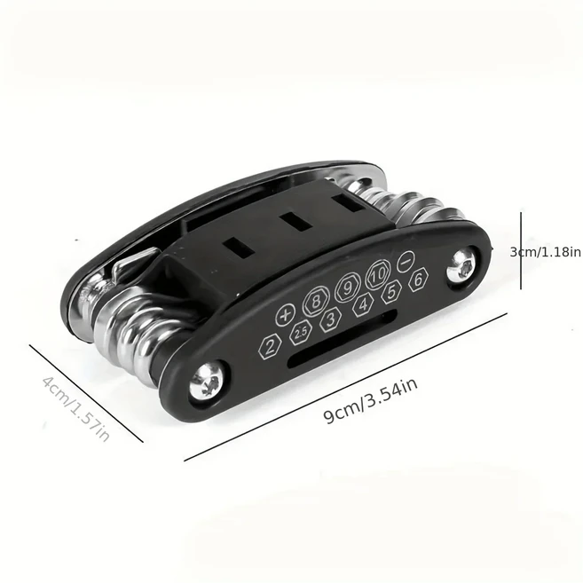 16-in-1 소켓 렌치 세트 미끄럼 방지 회전 헤드. 가정 및 자동차 수리용 내구성 있는 스테인리스 스틸. 간, 05 B