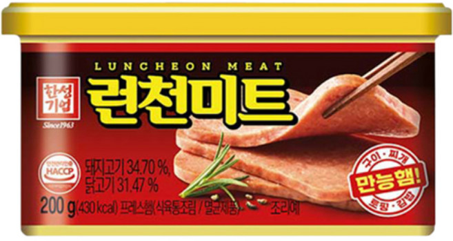 한성기업 런천미트, 200g, 3개