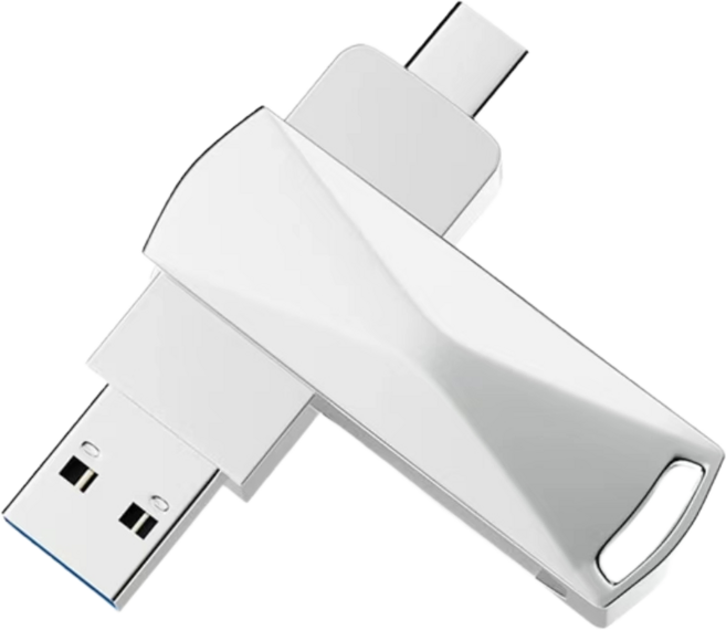 2IN1 OTG 핸드폰 외장메모리 태블릿PC/Type-C USB3.0, 1개, 512GB