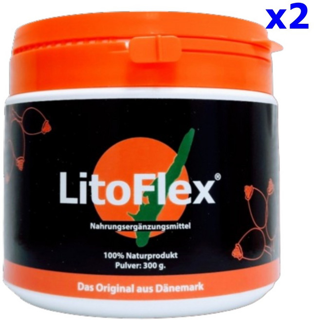 라이토플렉스 Litoflex 로즈힙 덴마크산 파우더형 2팩
