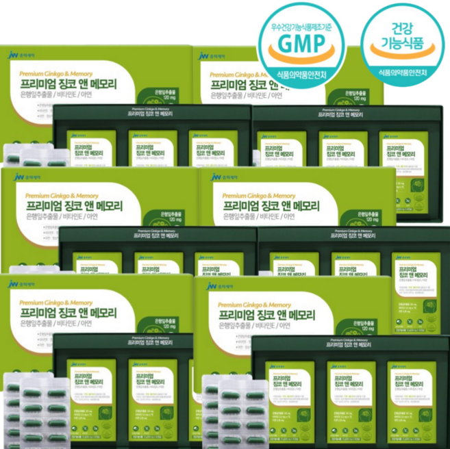 고함량 징코 은행잎추출물 기억력 영양제, 30정, 18박스