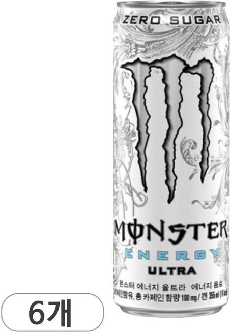 몬스터에너지 울트라 355ml 6입, 6개입 - 쿠팡