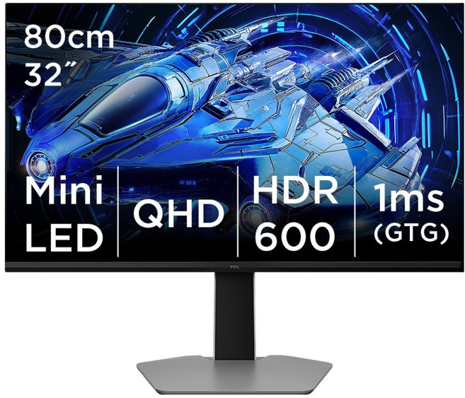 TCL QHD QD Mini LED 게임 모니터, 80cm, 32G64