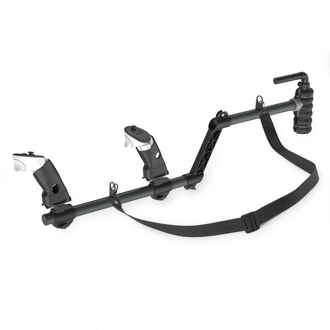 VR Gun Stock for Meta Quest 2 Compatible with 3/Quest 3S Magnetic Gunstock Rifle Adapter Shoulde, Black