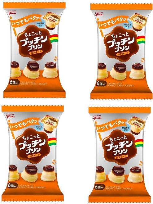 글리코 커스타드맛 푸딩 120g x4봉, 4개