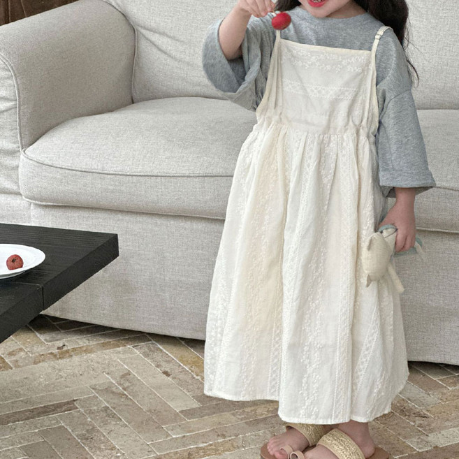 (kc인증)슬립레이스원피스 아동 레이어드원피스 공주원피스 생일드레스