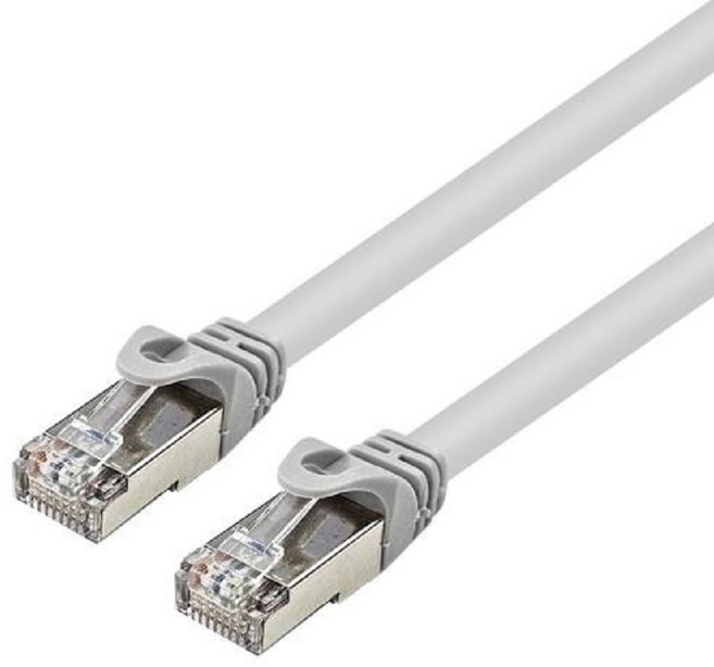 고급형 STP 네트워크 랜서 Cat6 기가비트 이중쉴드 단선 인터넷 랜케이블, 1개, 2m, 그레이