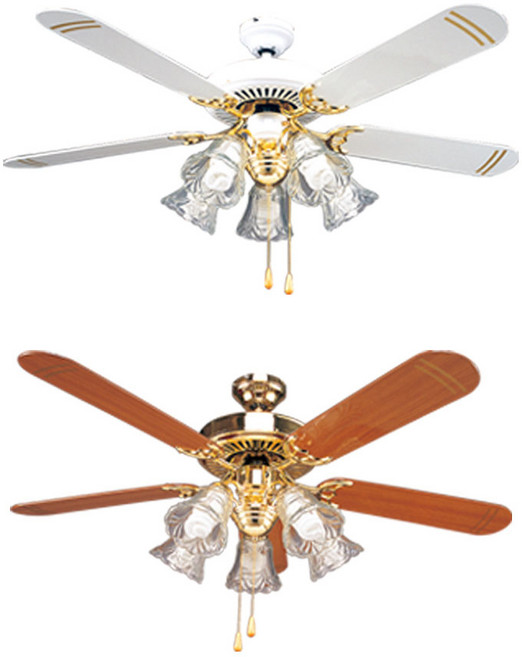 장수램프 노렐 조명 실링팬 천장실링팬 천장선풍기 실링펜 씰링팬, 골드