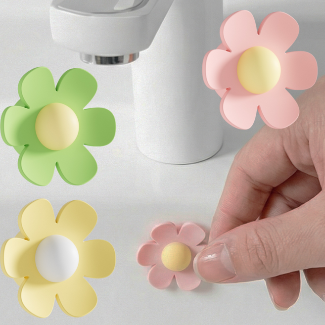 리치봄 세면대 냄새 차단 오버플로우 캡 세면대 마개, 1세트